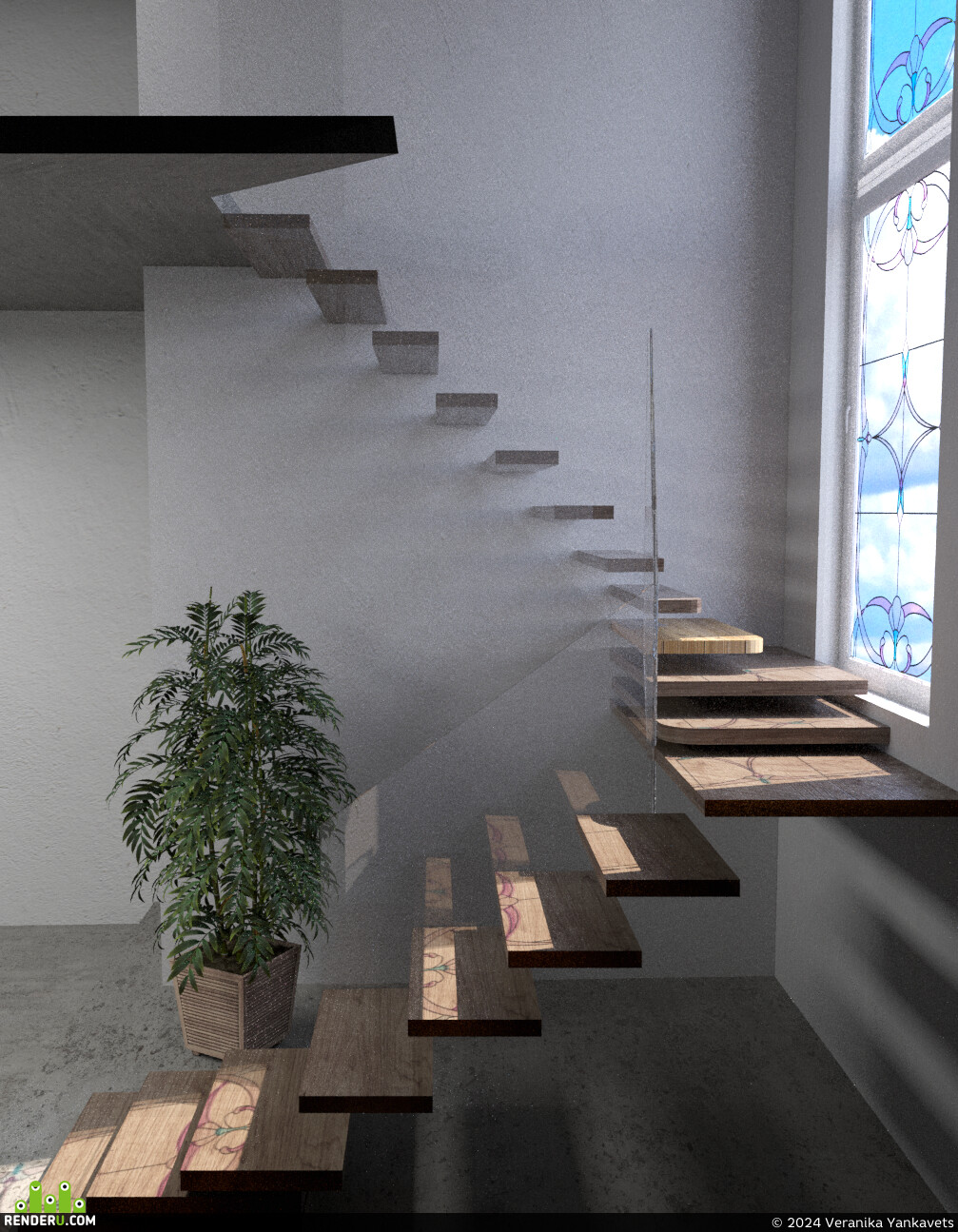 Veranika Yankavets. staircase visualization