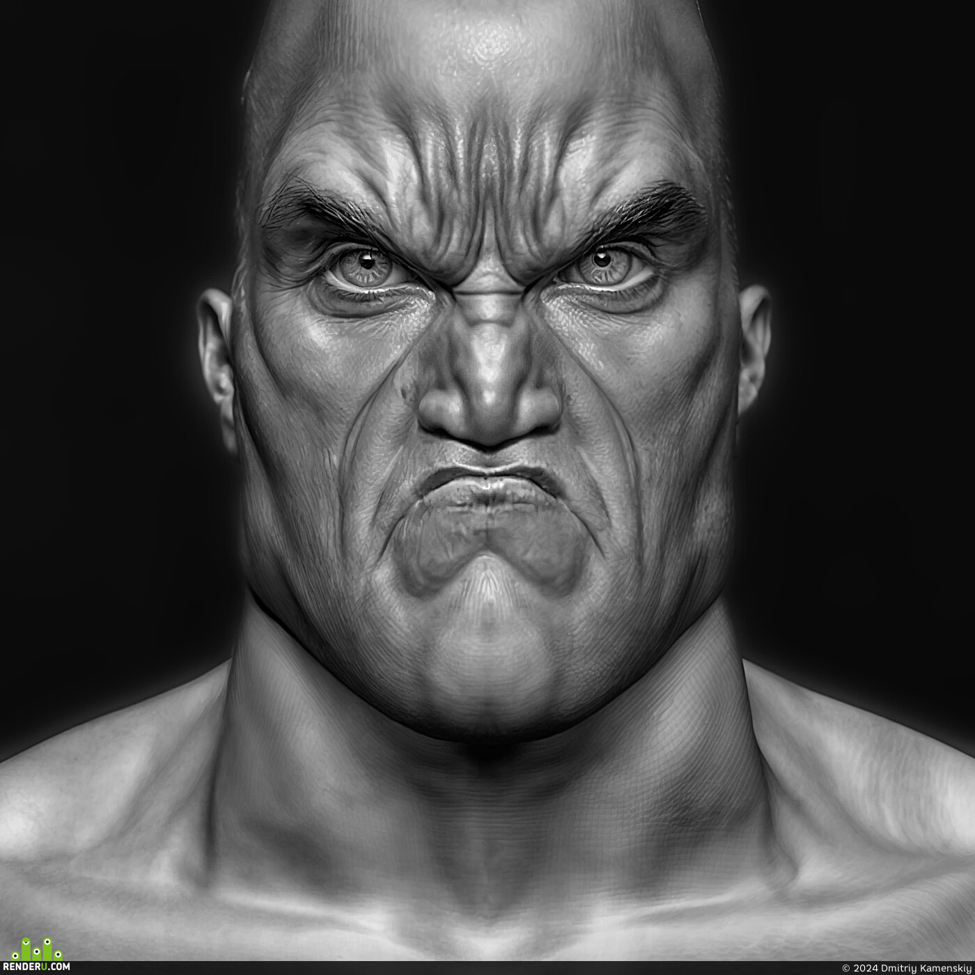 Dmitriy Kamenskiy. Angry man