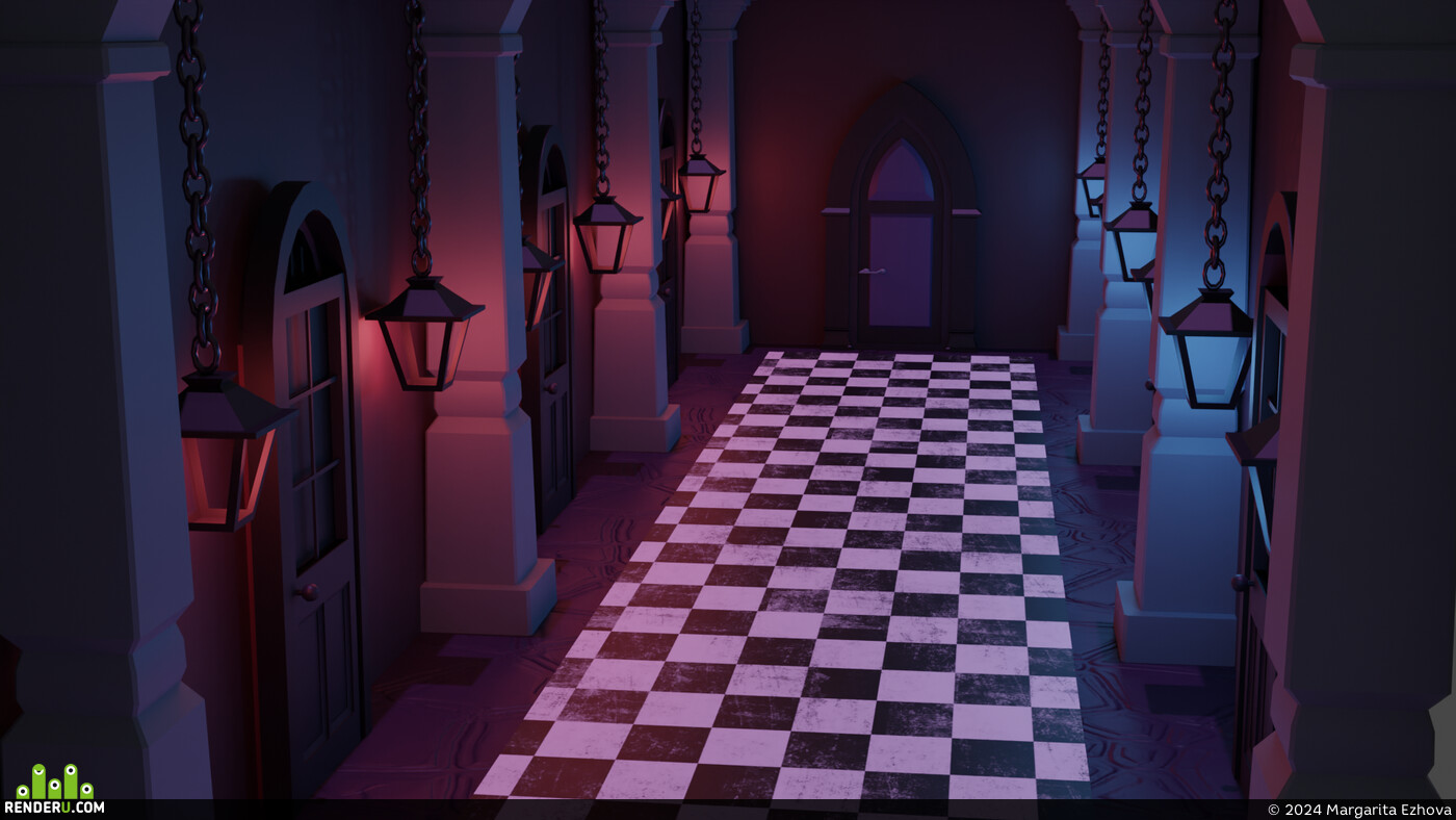 Margarita Ezhova. Castle corridor