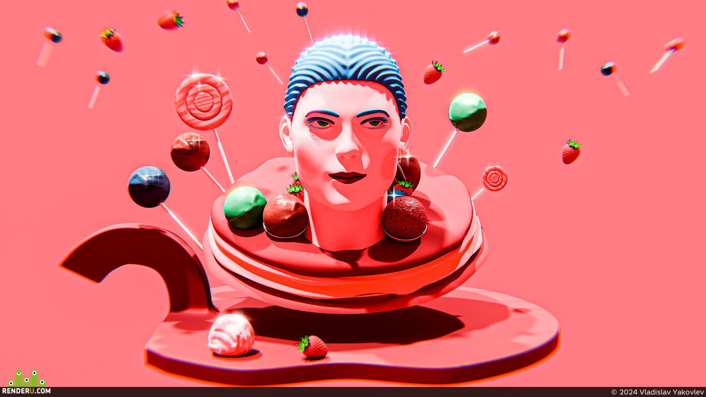 Vladislav Yakovlev. Abstract 3D art