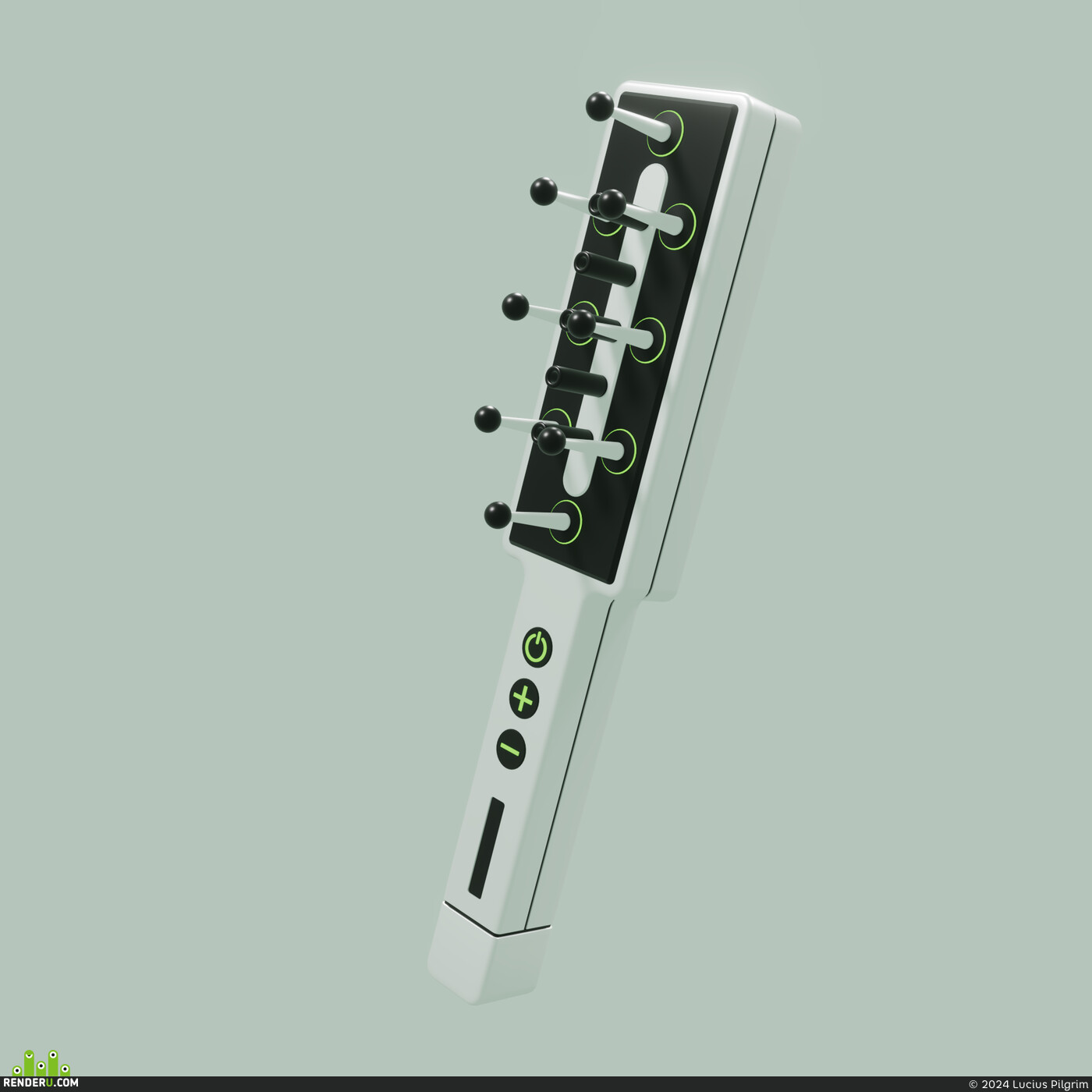 Lucius Pilgrim. Laser Comb 3D Model