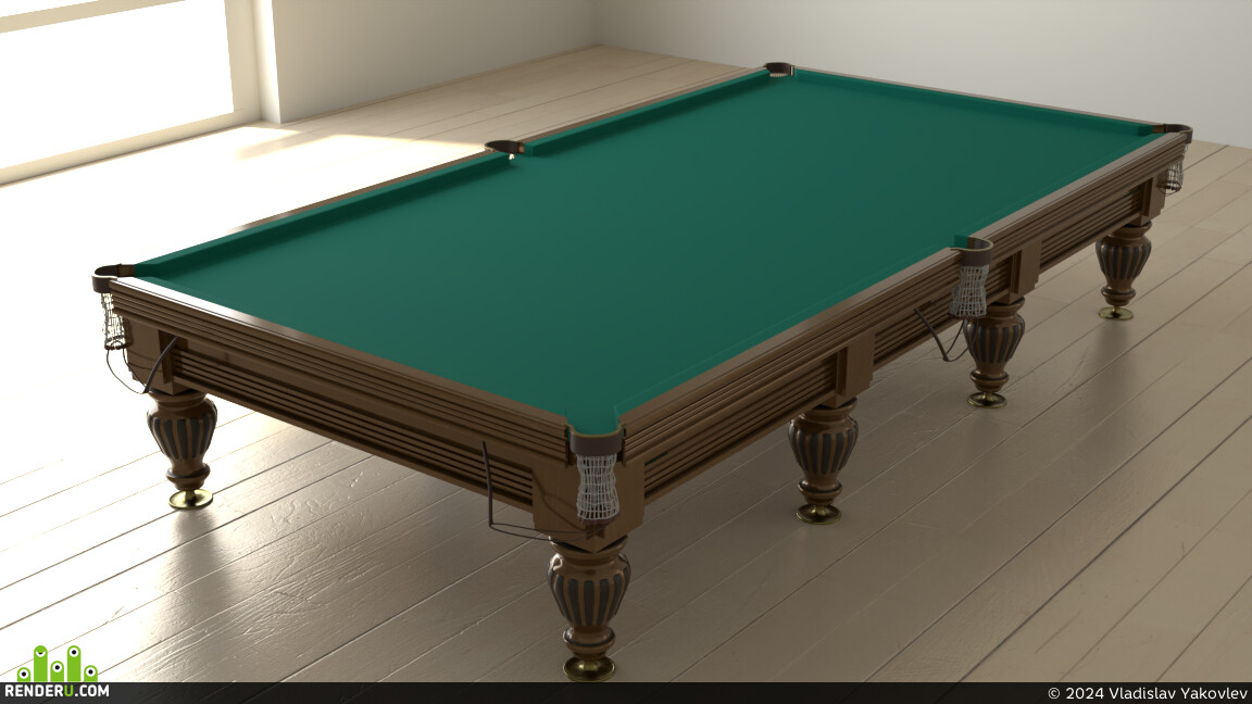 Vladislav Yakovlev. billiard table