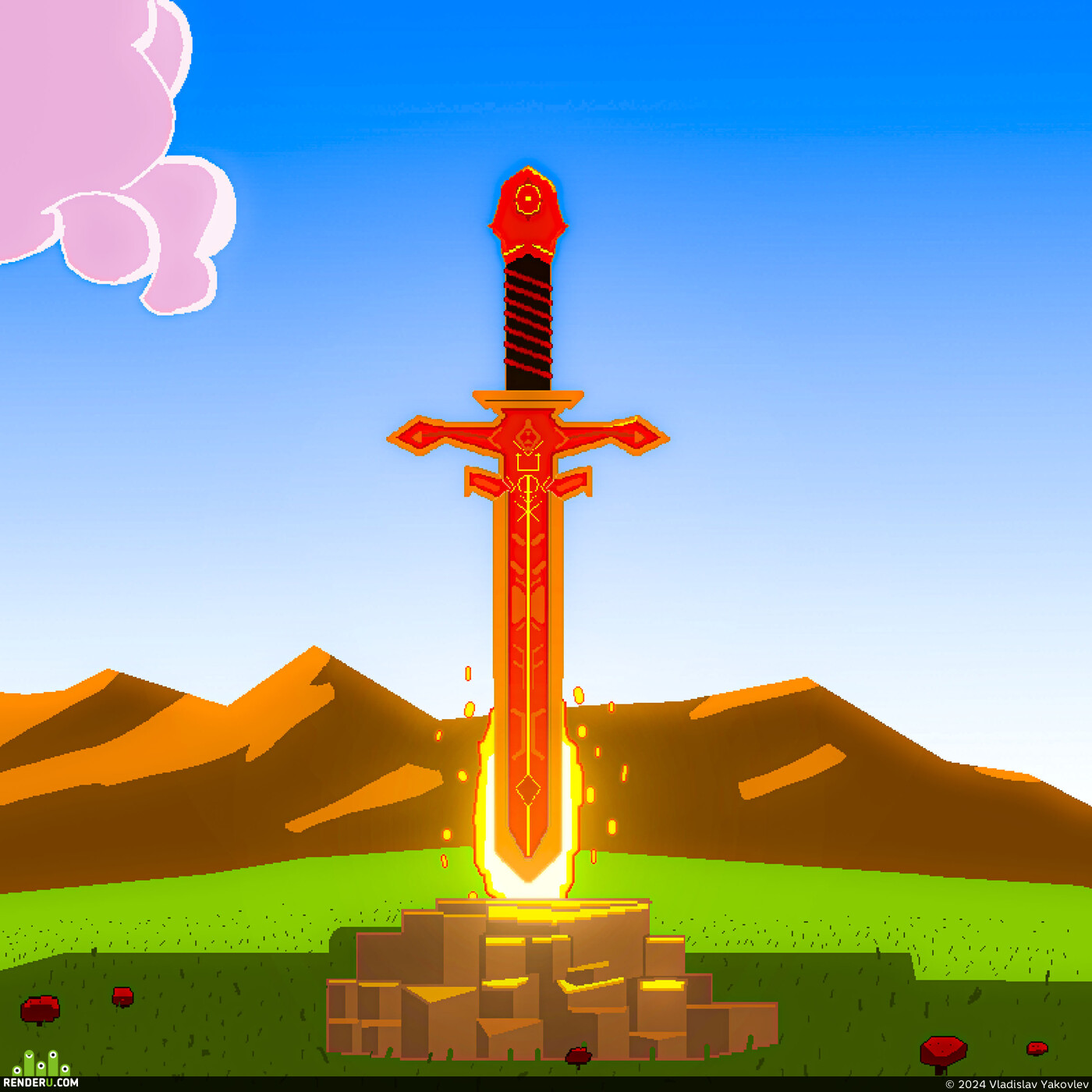 Vladislav Yakovlev. Fire sword