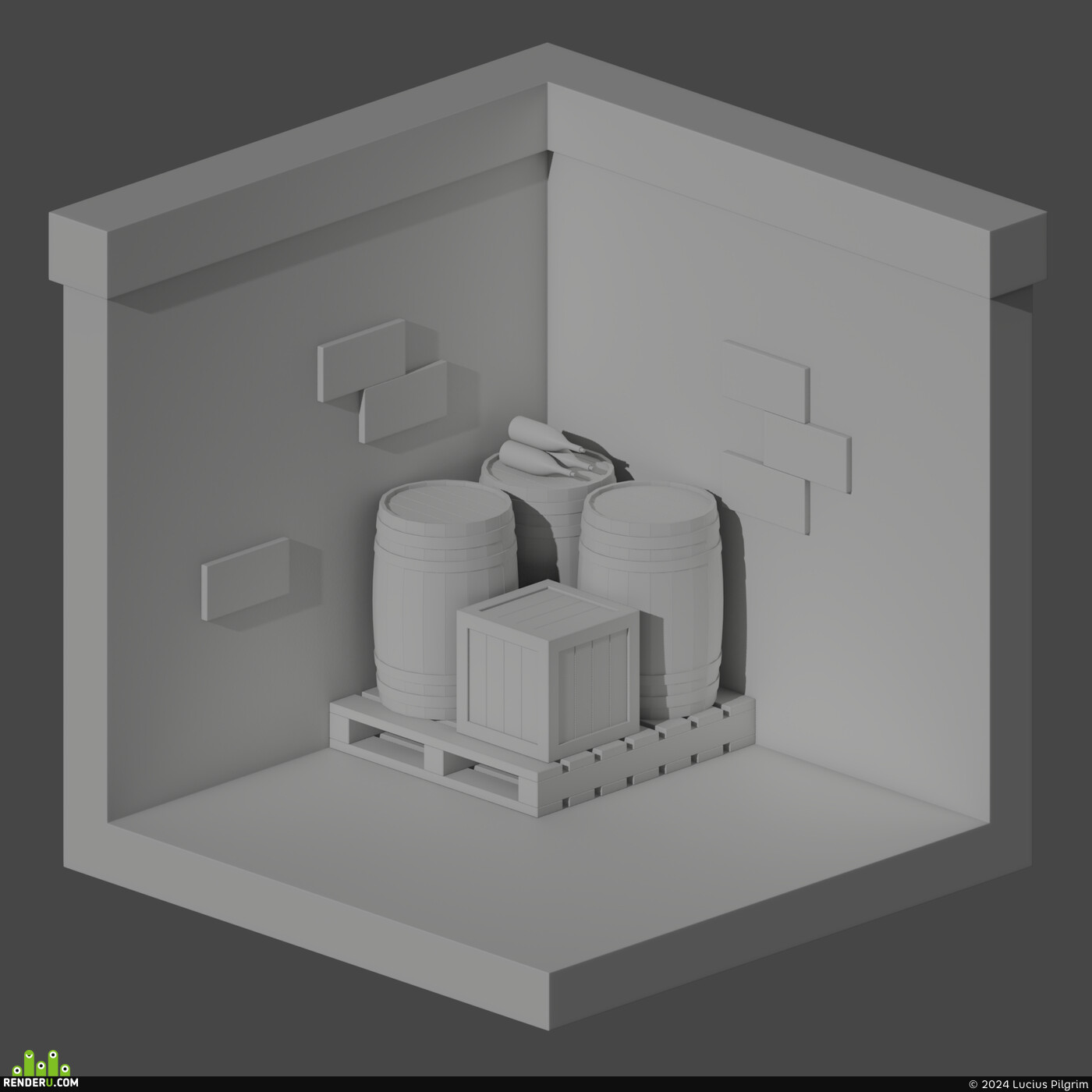 Lucius Pilgrim. Storage 3D Model