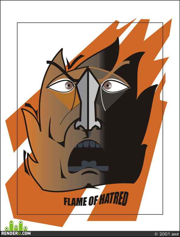 axe. flame of hatred