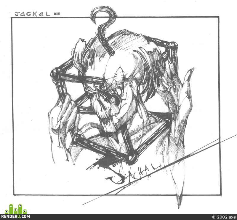 axe. jackal