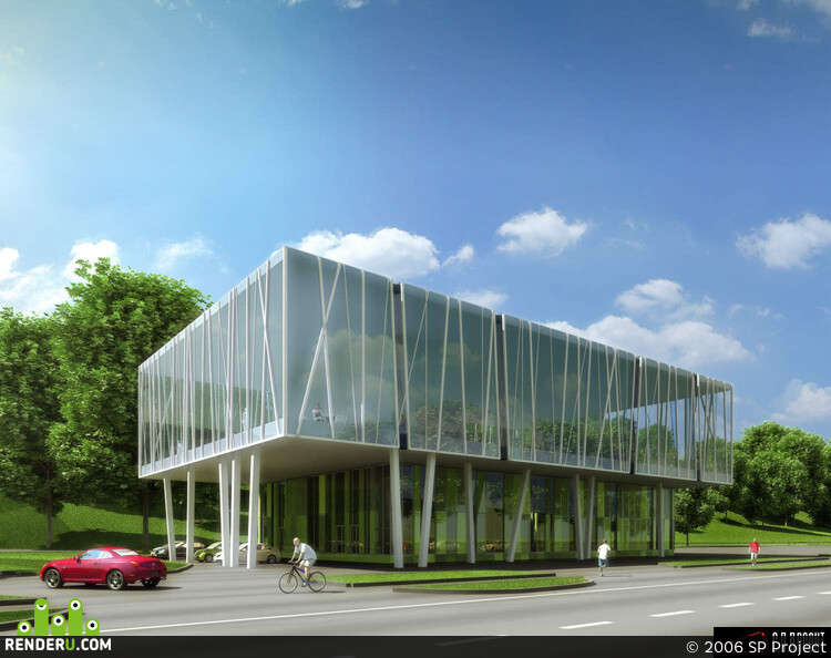 SP Project. Vizualizatsiya pridorojnogo kafe