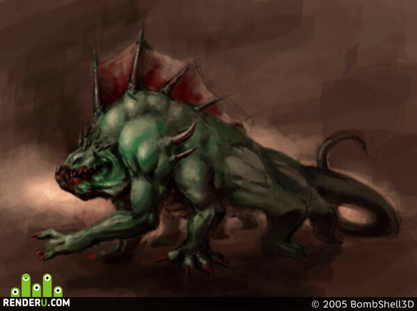BombShell3D. Reptiliya