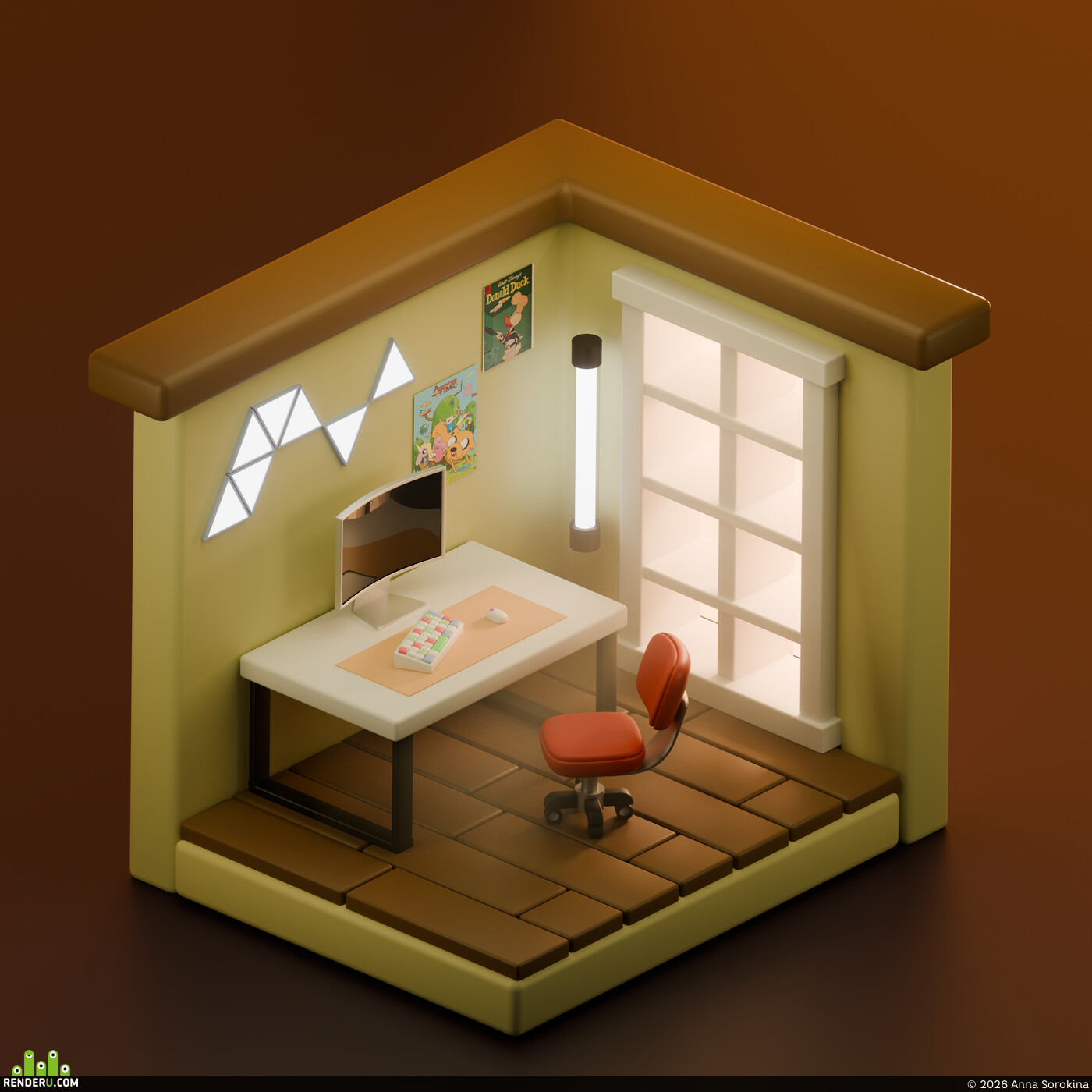 Anna Sorokina. Room