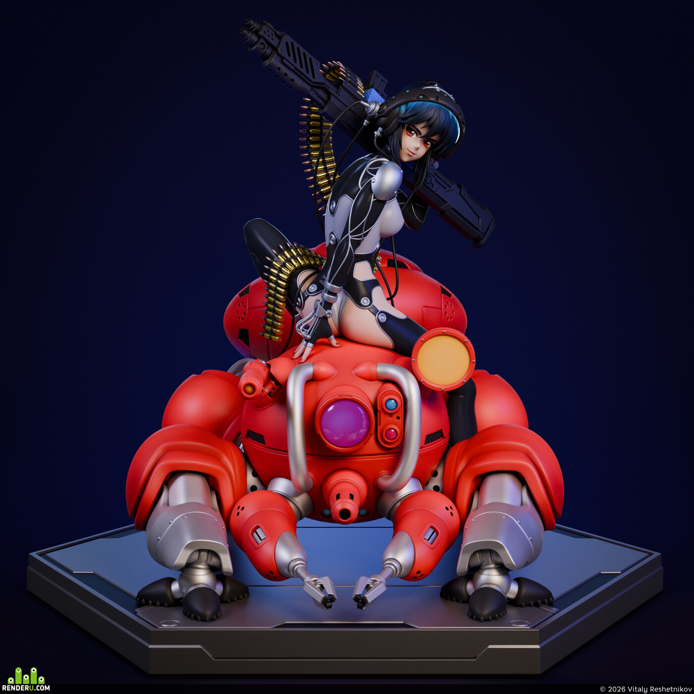 3d, gits, Ghost in the Shell, printable, Toys & Collectibles, motoko kusanagi