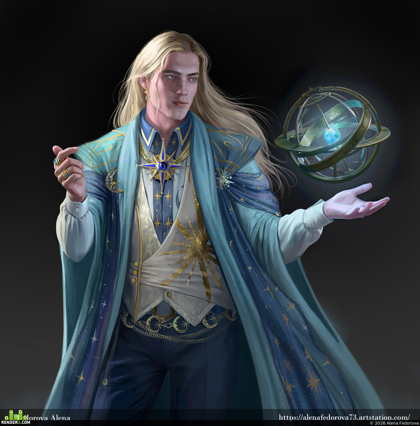 Alena Fedorova. A male character
