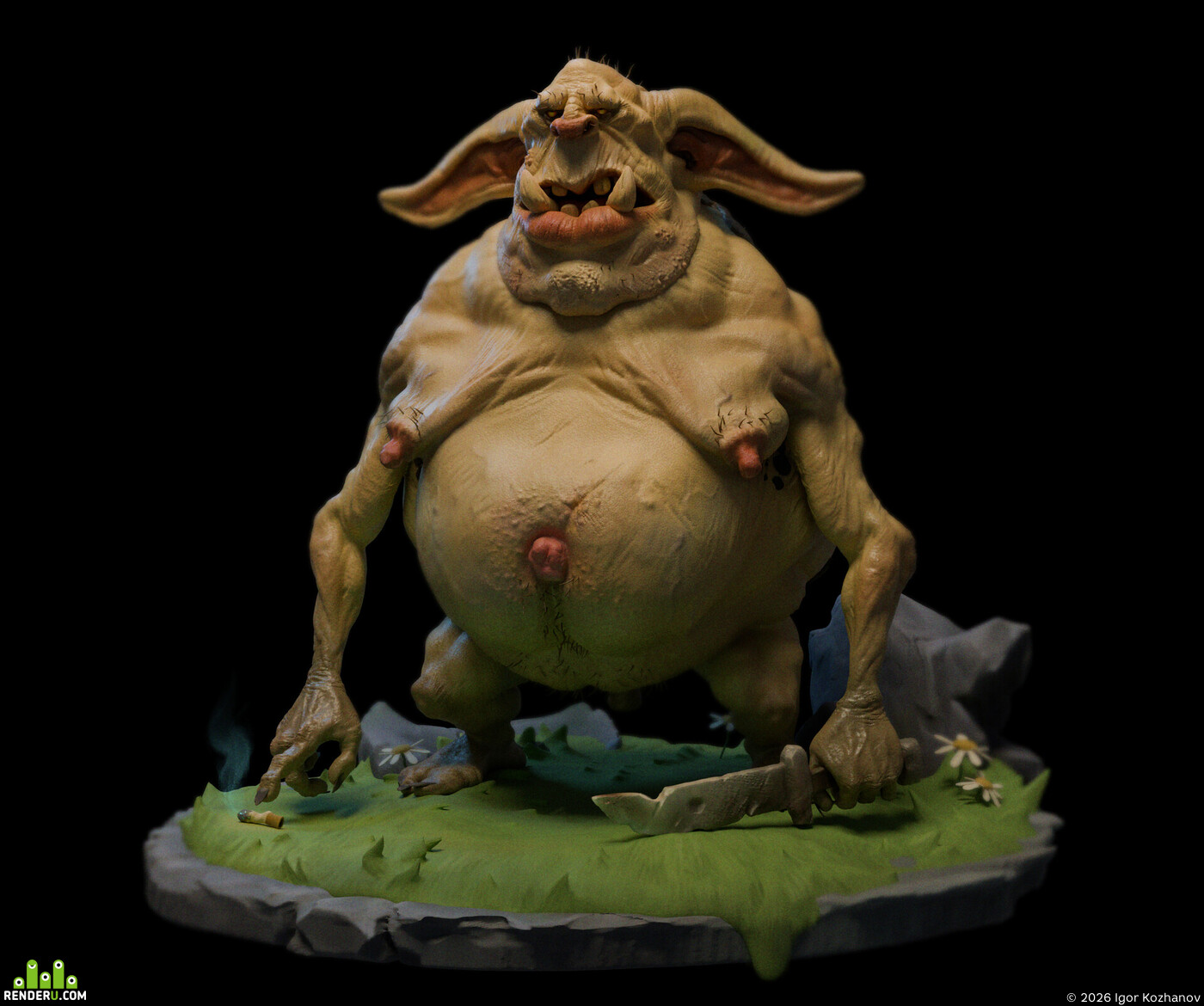Igor. Goblin sculpts