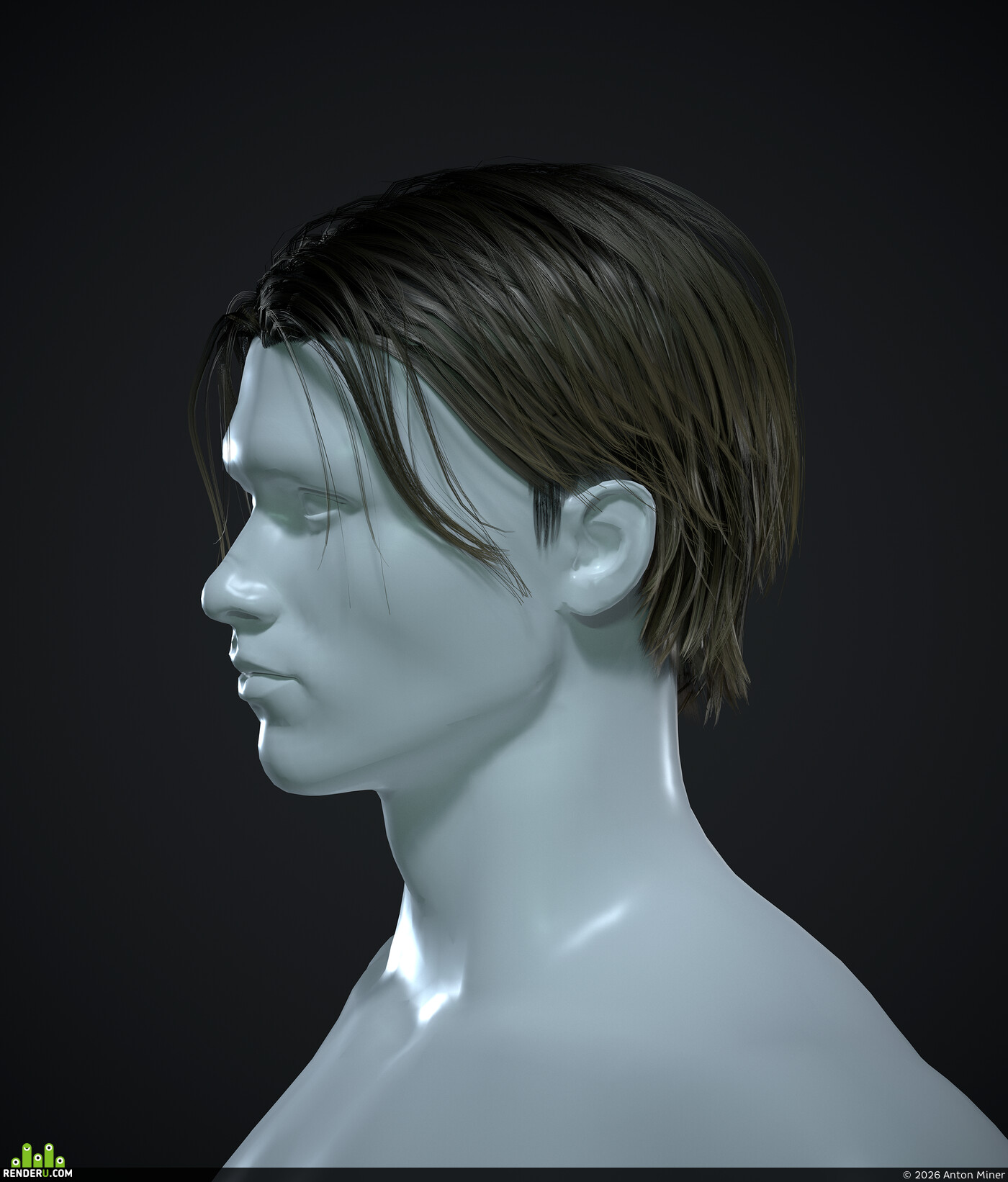 Anton Miner. Beckham-Inspired Hairstyle
