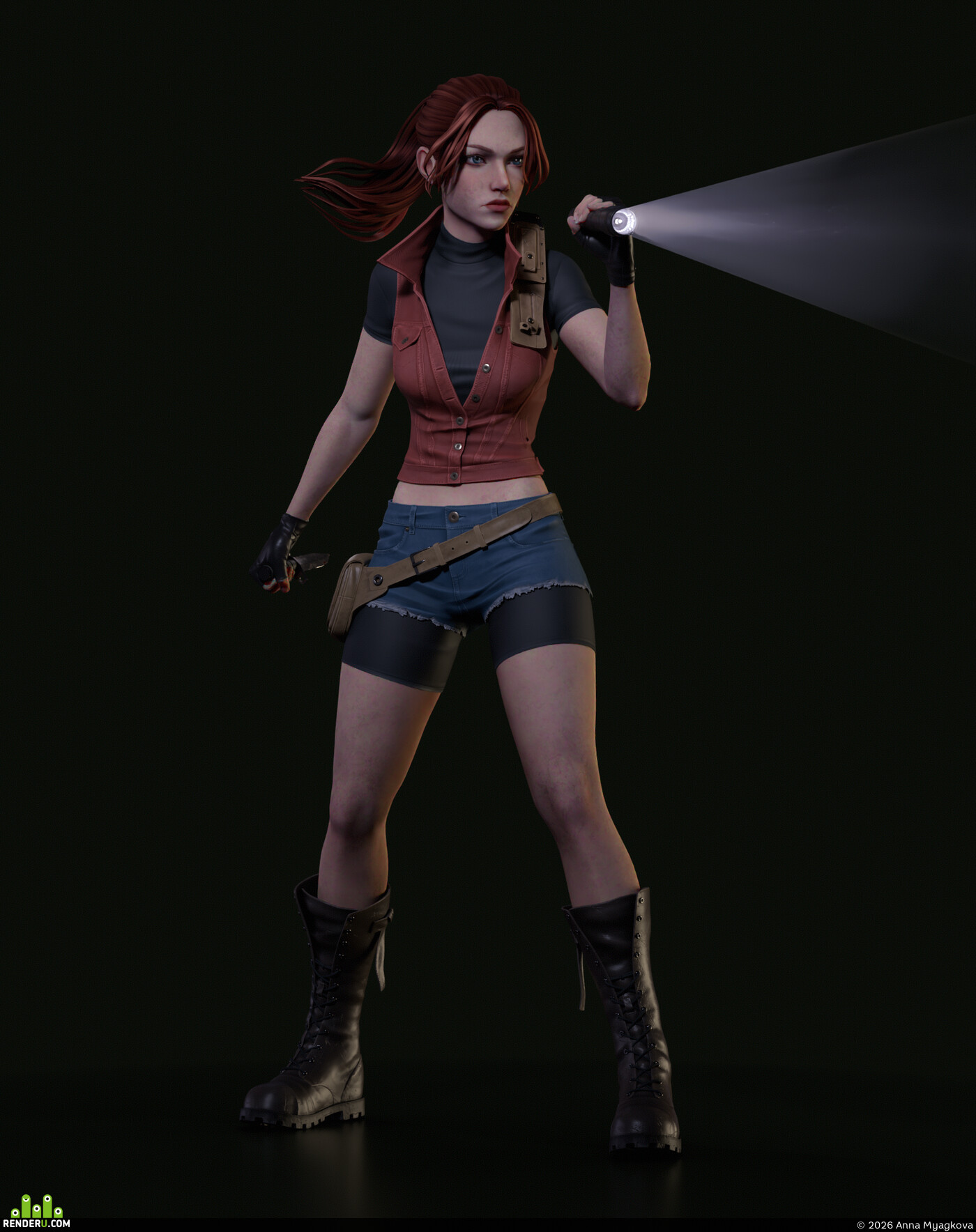 AM021. Claire Redfield | Resident Evil Fan Art
