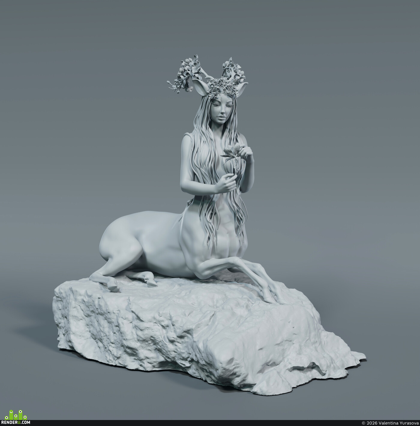 Valentina Yurasova. Deer Girl