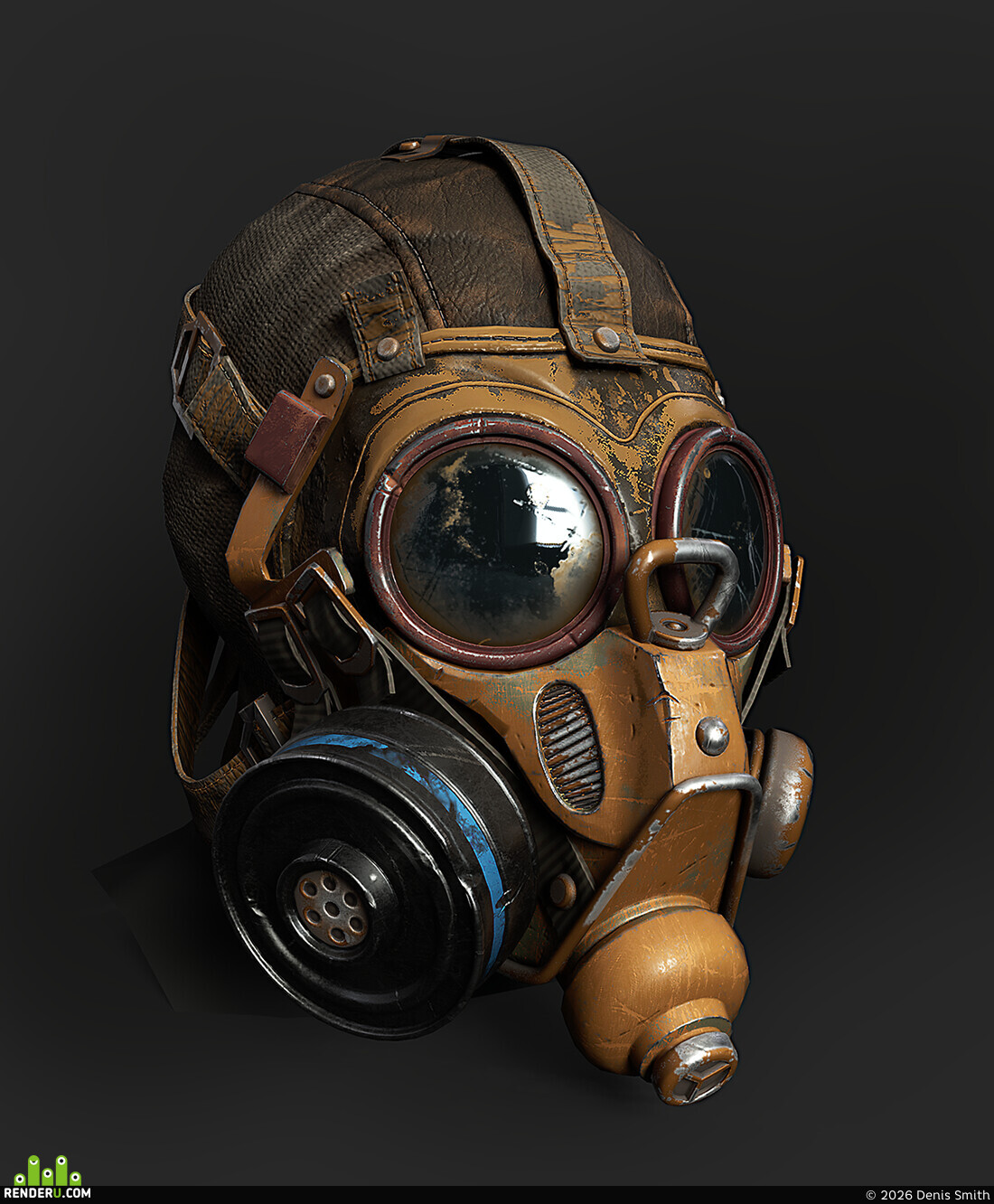 Denis Smith (Denis Smit). Helmet