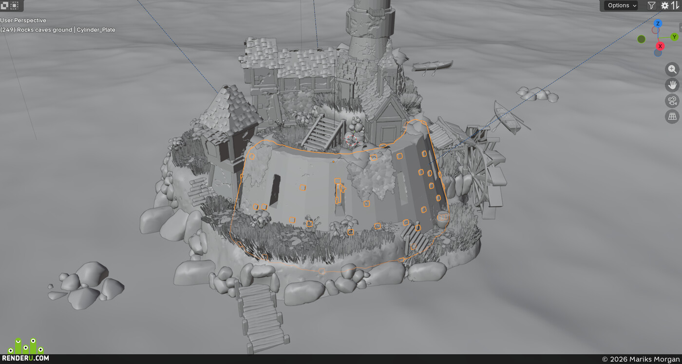Mariks Morgan. Fantasy Island Fortress