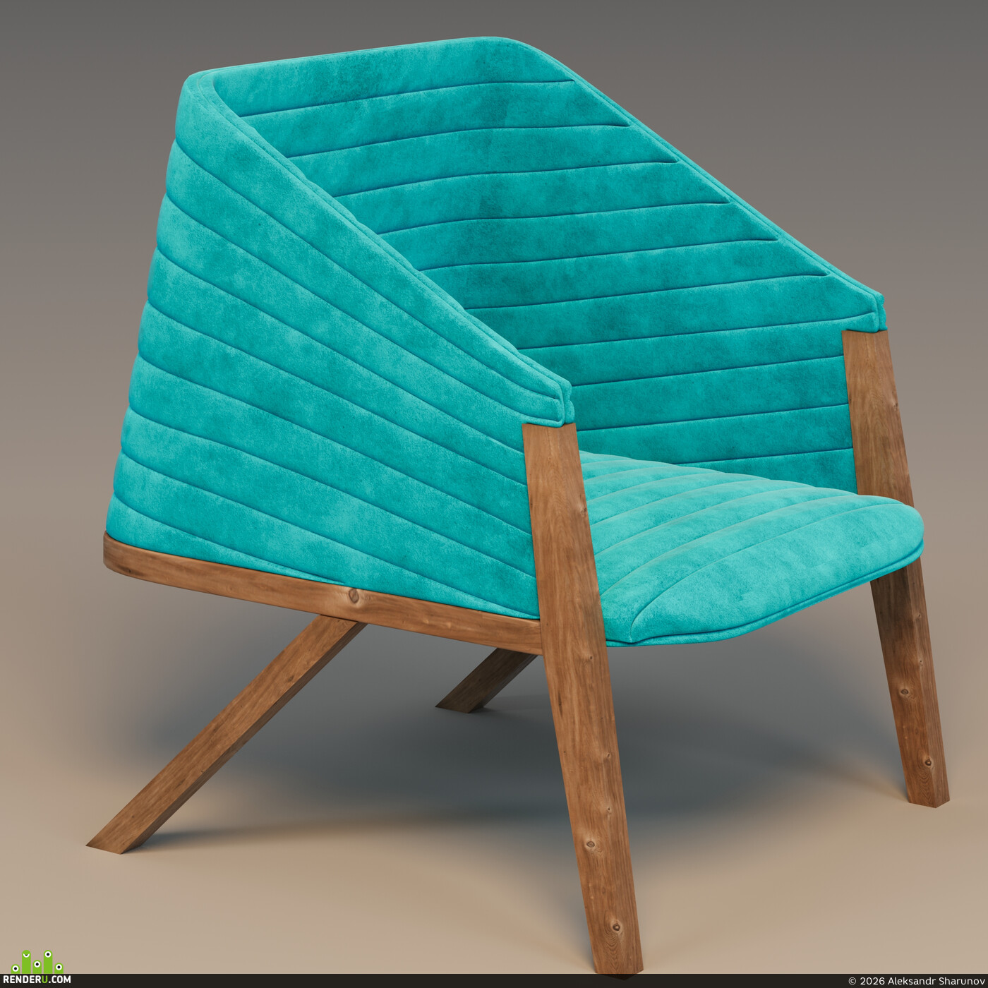 Aleksandr Sharunov. Moroso Mafalda Armchair (Design by Patricia Urquiola)