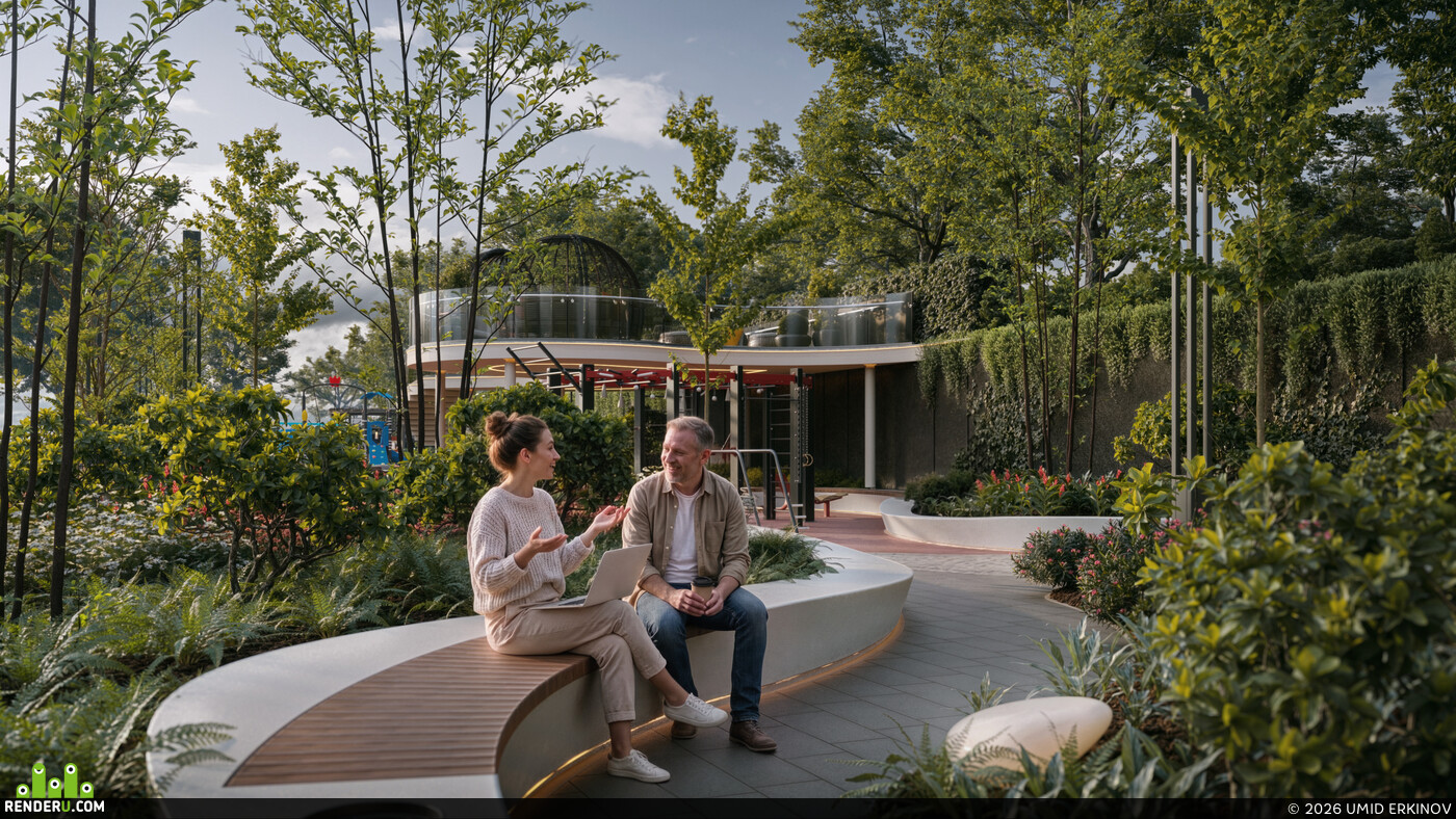 UMID ERKINOV. Garden