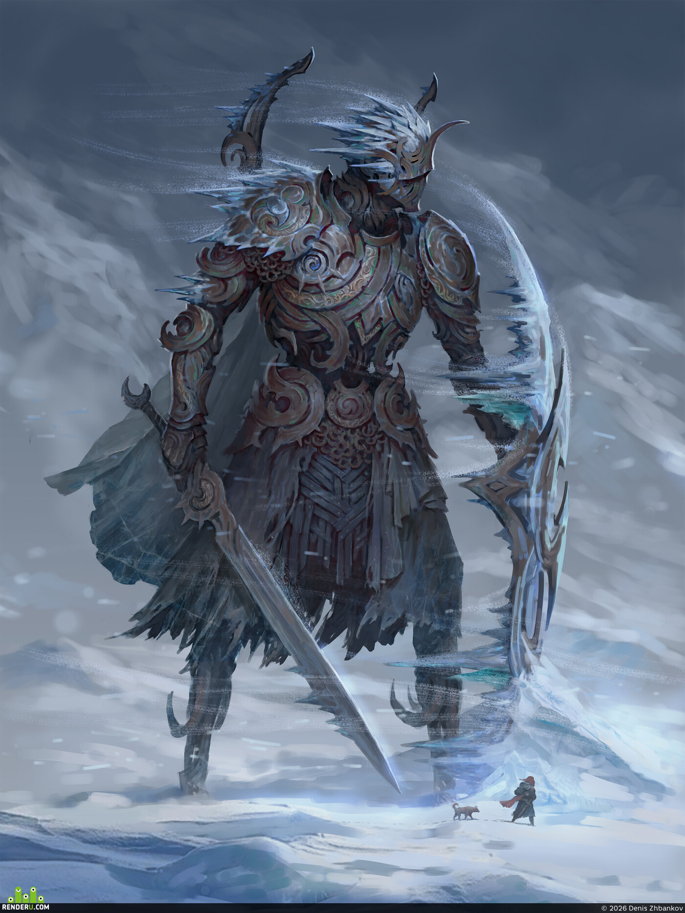 Denis Zhbankov. Frozen golem