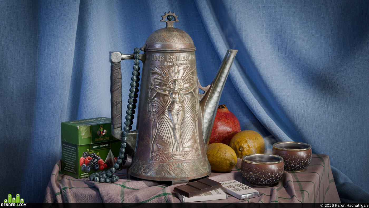 Karen Hachatryan. Teapot "Divine tea maker"