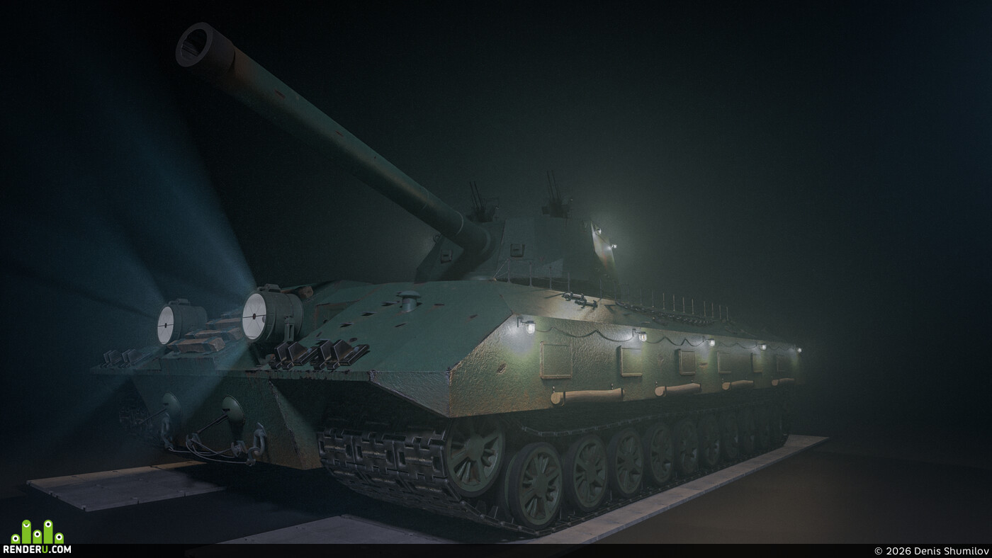 Denis Shumilov. Steel Colossus — Object 482 | Real-Time Game Vehicle