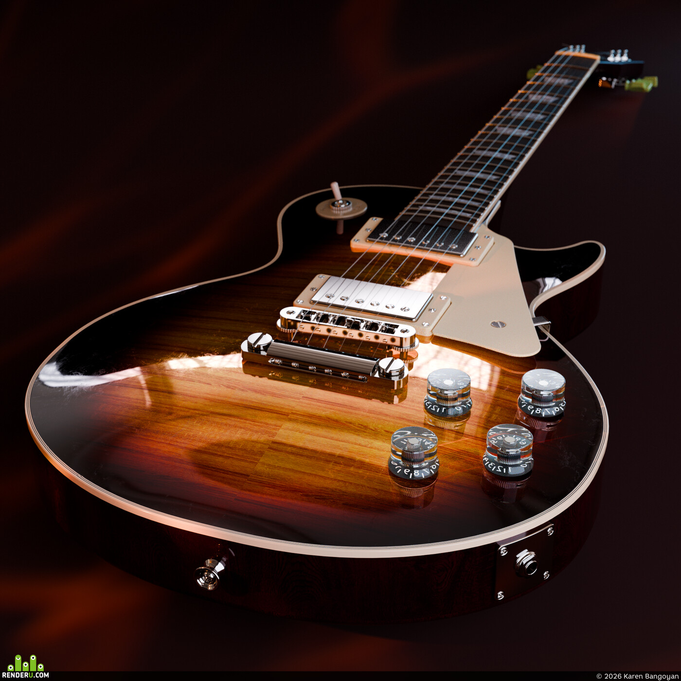 Karen Bangoyan (GuruyaN). Gibson Les Paul Studio.