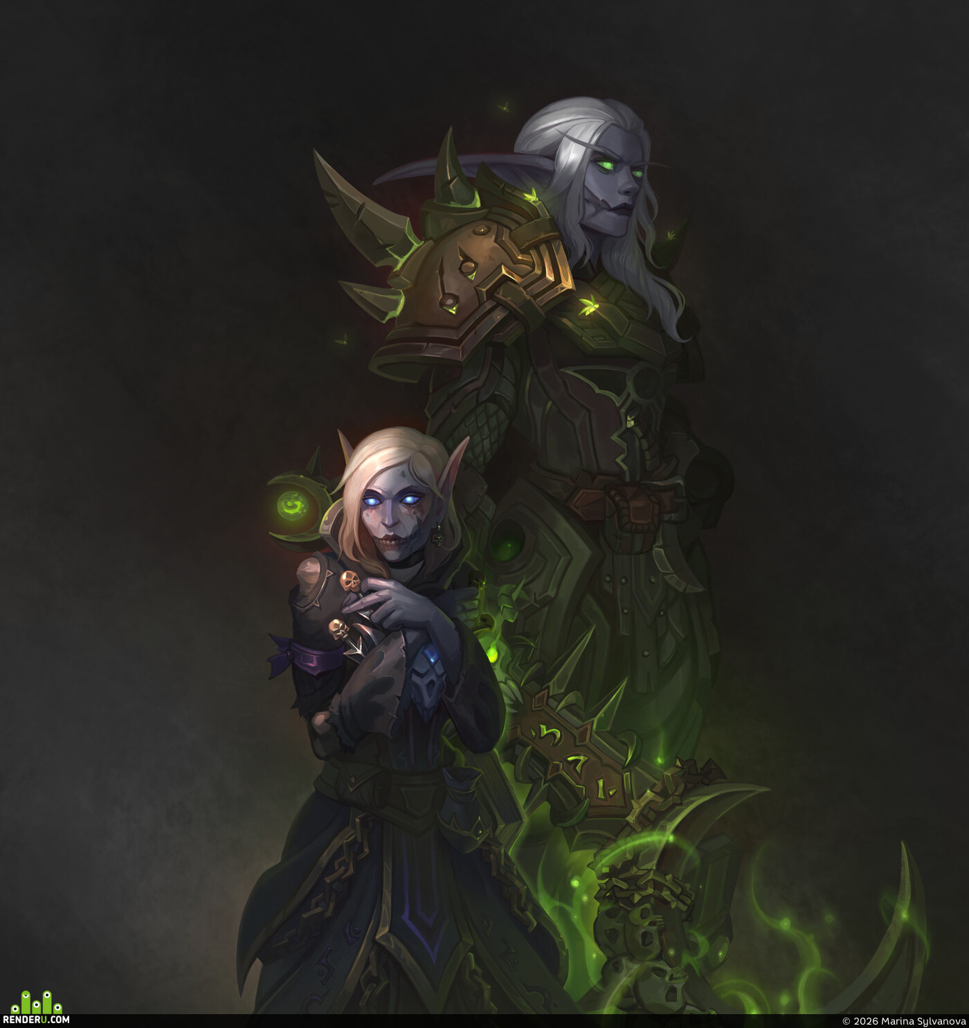 Marina Sylvanova. Titania and her Tiny One