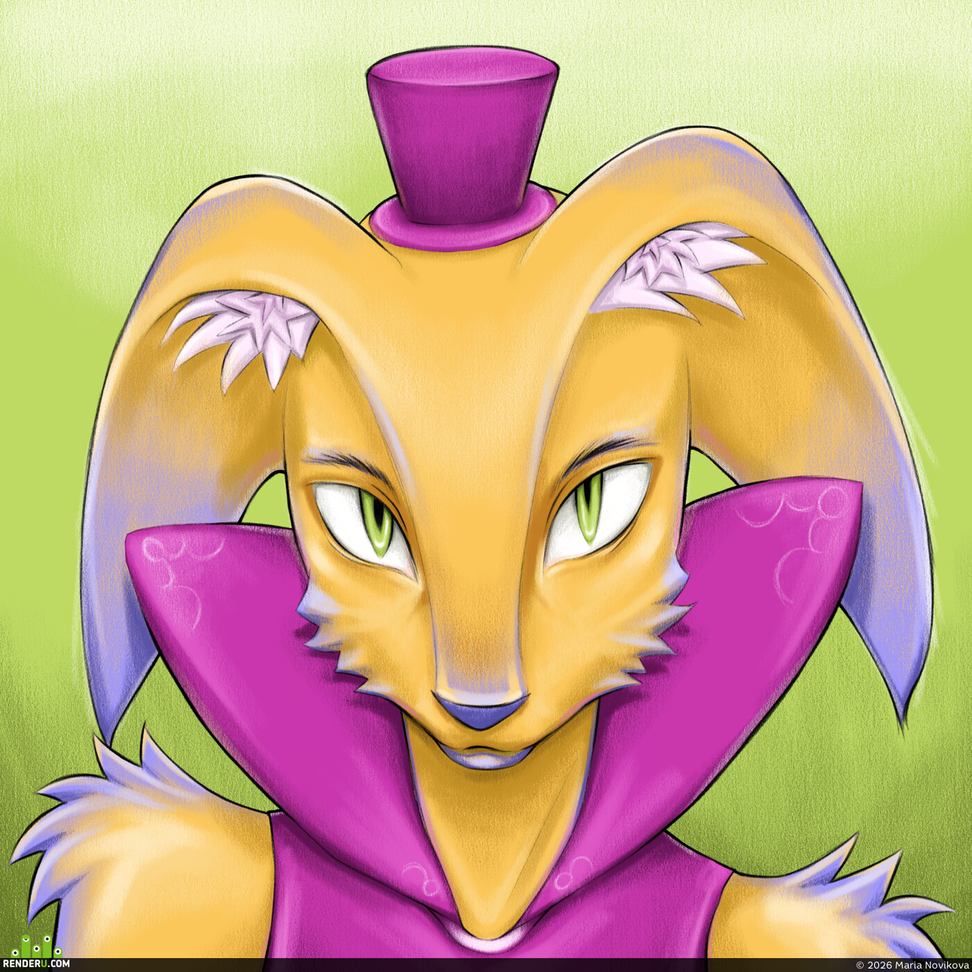 Maria Novikova. Anthropomorphic (Furry) Alexa