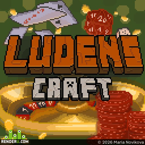 Maria Novikova. Icon for the LudensCraft server