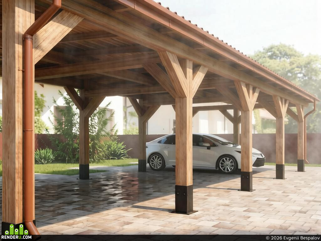 Evgenii Bespalov. Private carport