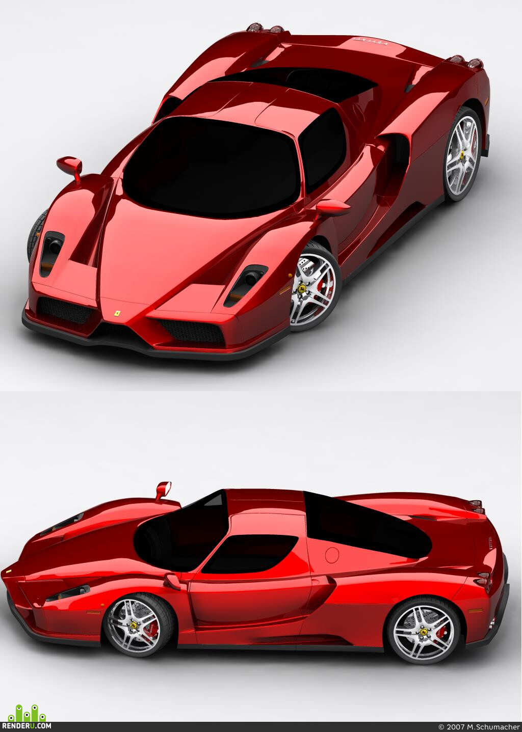 M.Schumacher. Ferrari Enzo