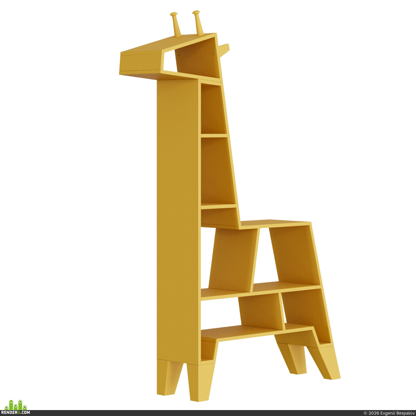 Evgenii Bespalov. Giraff Bookcase