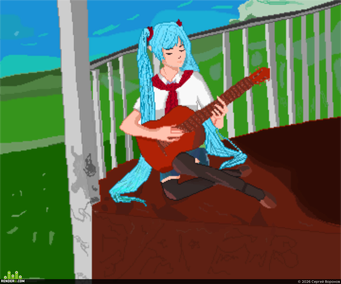 Сергей Воронов. Hatsune Miku from *Everlasting Summer*