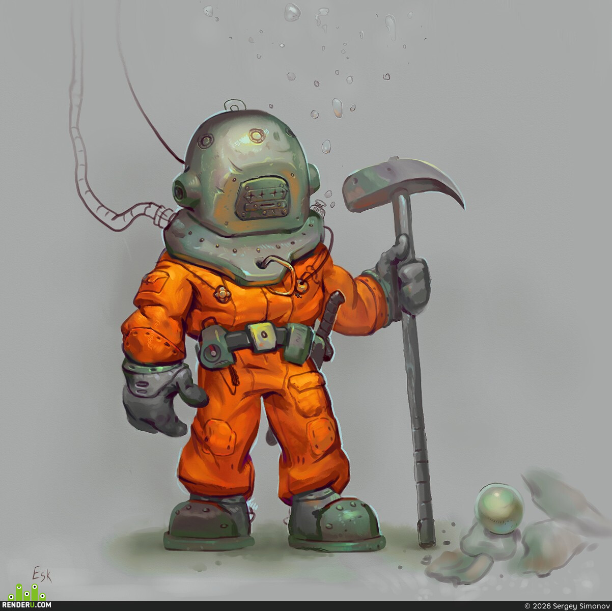 Sergey Simonov (Esk). Diver