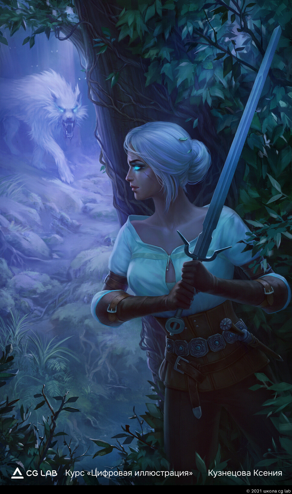 Школа CG LAB. Ksenia Kuznetsova / course "Digital Illustration: character"