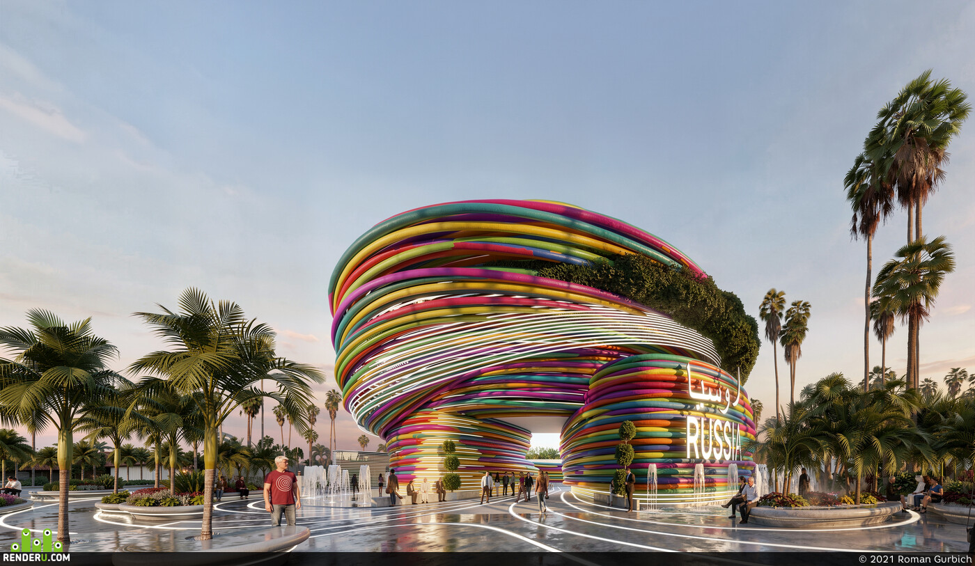 Hogart. Expo Dubai 2020 Pavilion of russia