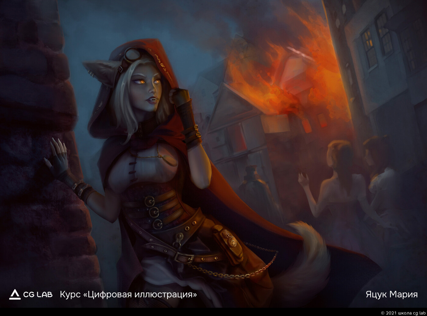 Школа CG LAB. Maria Yatsuk / course "Digital Illustration: character"