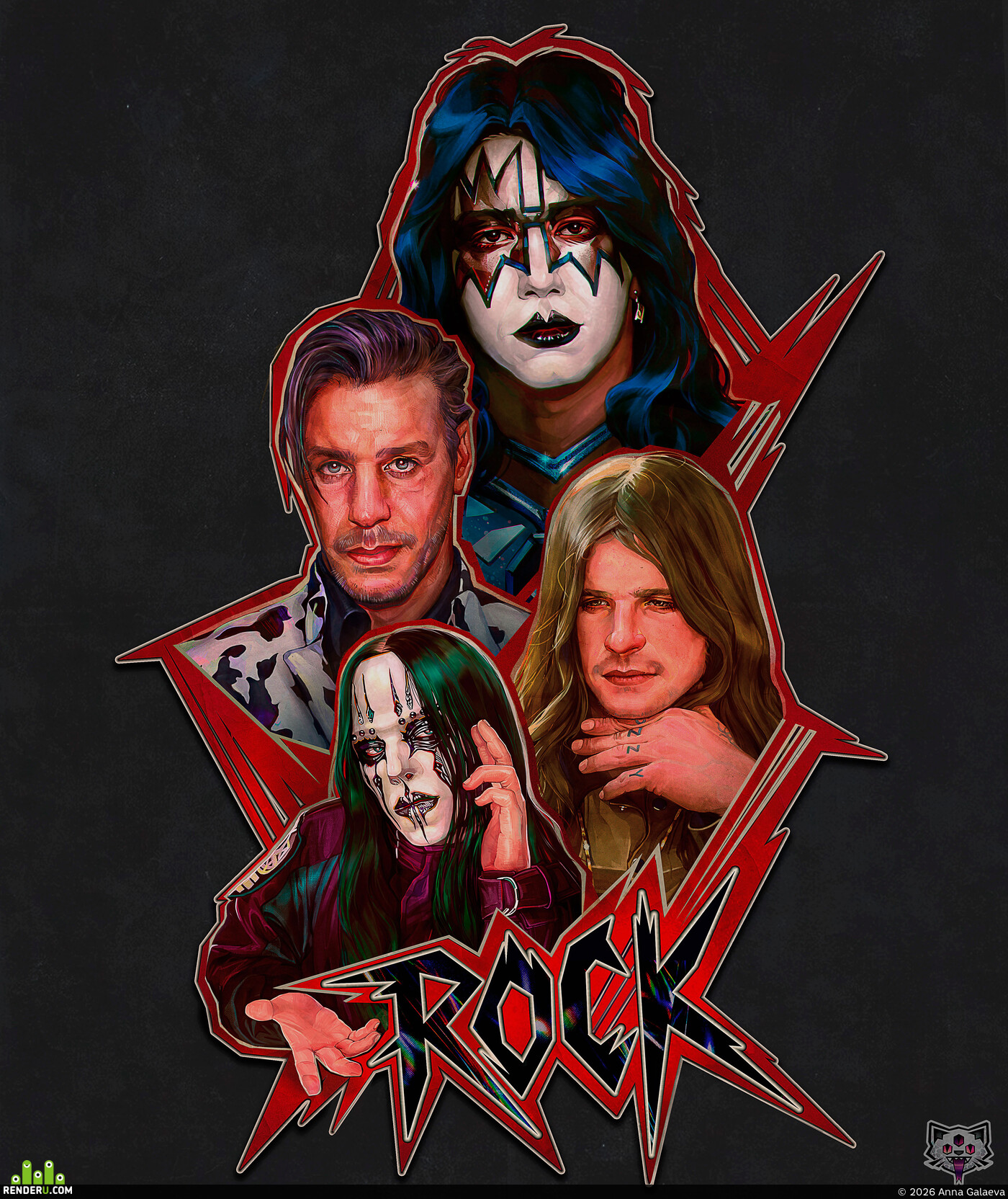 Anna Galaeva. Legends of Rock & Metal