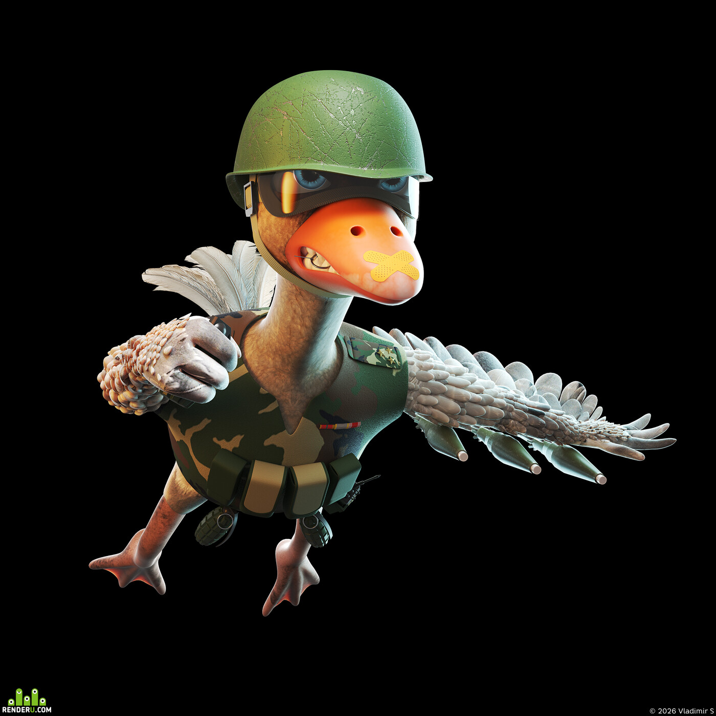 Vladimir S. Military-style animals