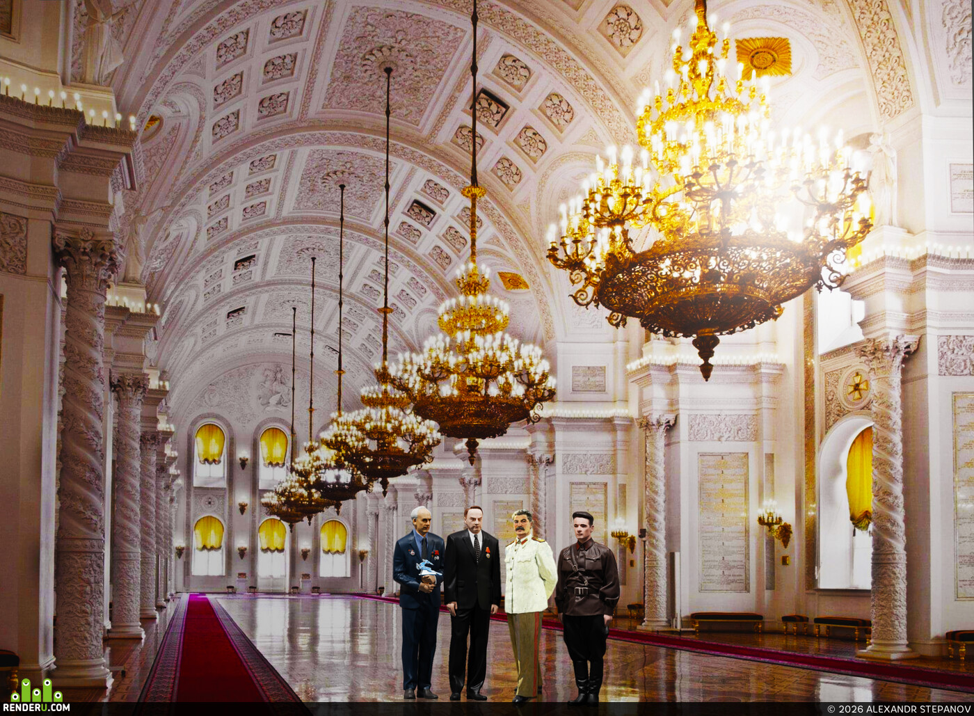 ALEXANDR STEPANOV (damien). A souvenir photo