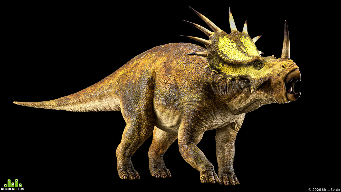 Kirill Zenin. Styracosaurus