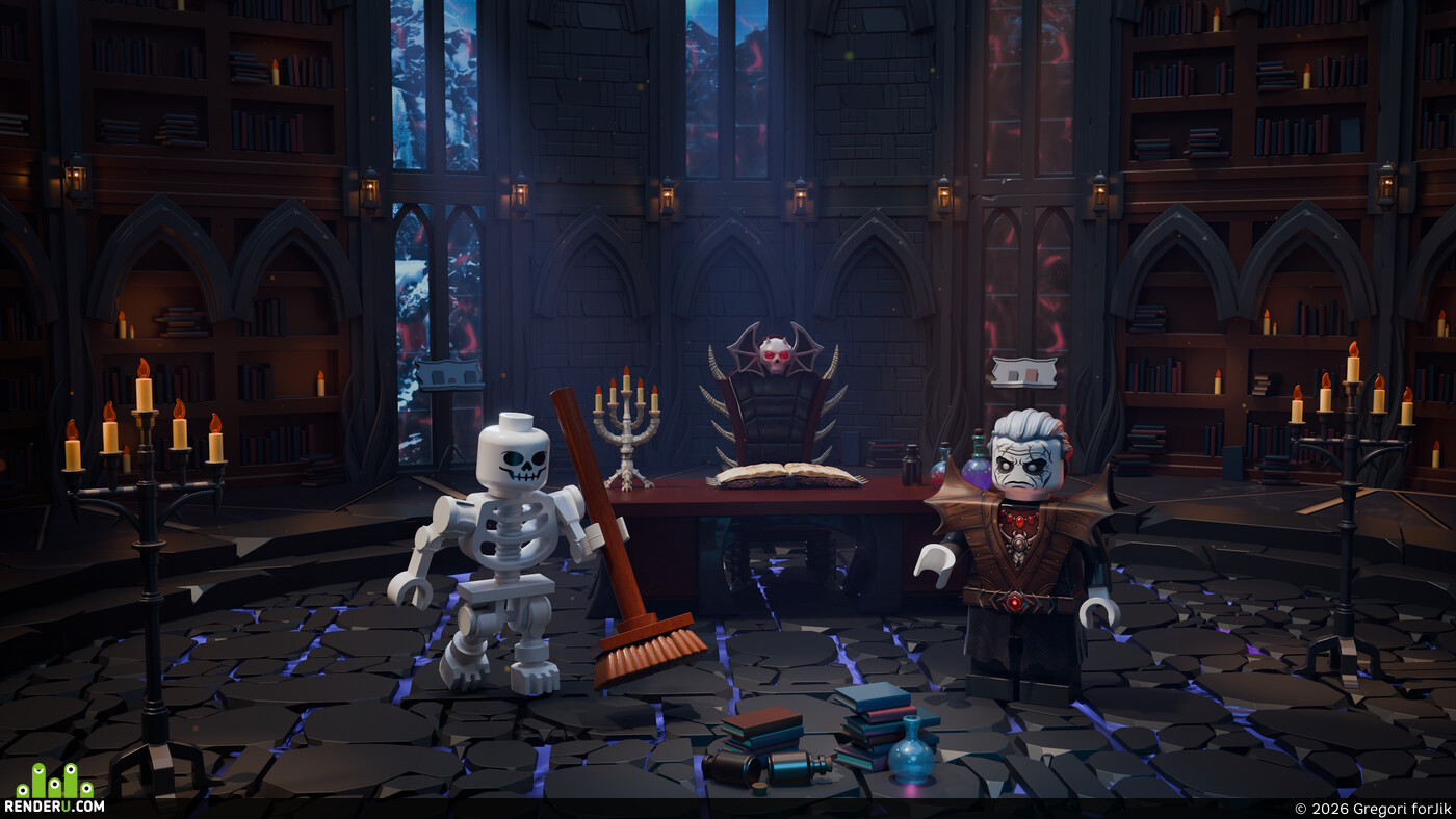 Gregori forJik. LEGO Xardas (Gothic) | Fan Art