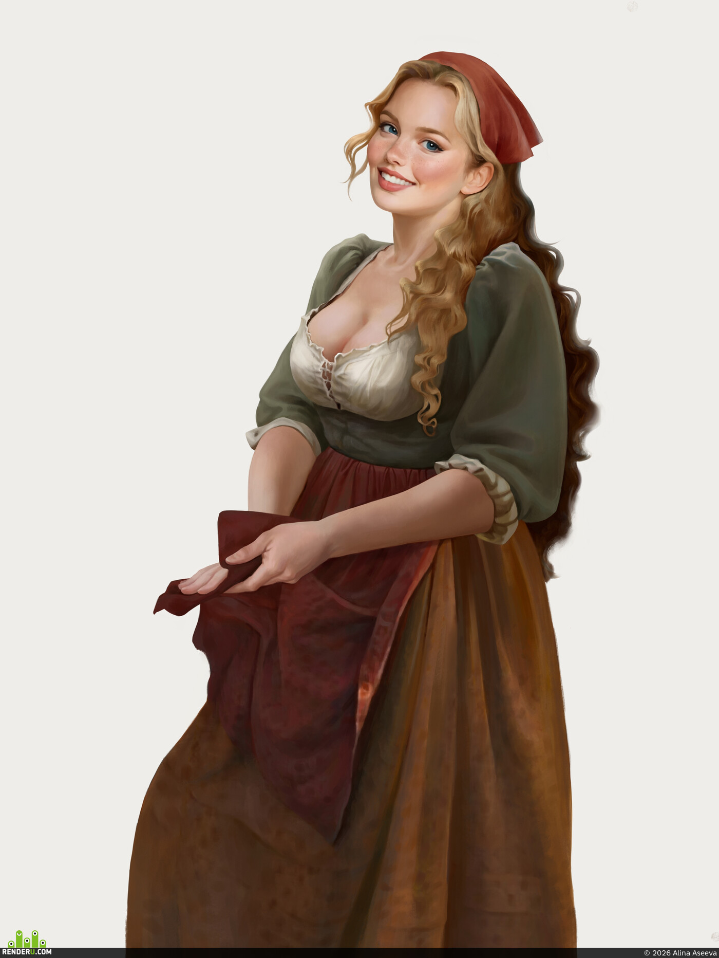 Alina Aseeva. Battlesmiths Fan Art — Male & Female Characters