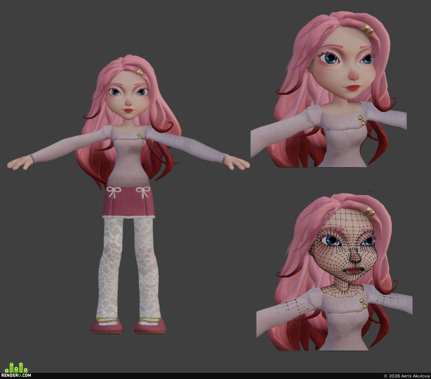 Aeris Akulova. Sierra: base skin