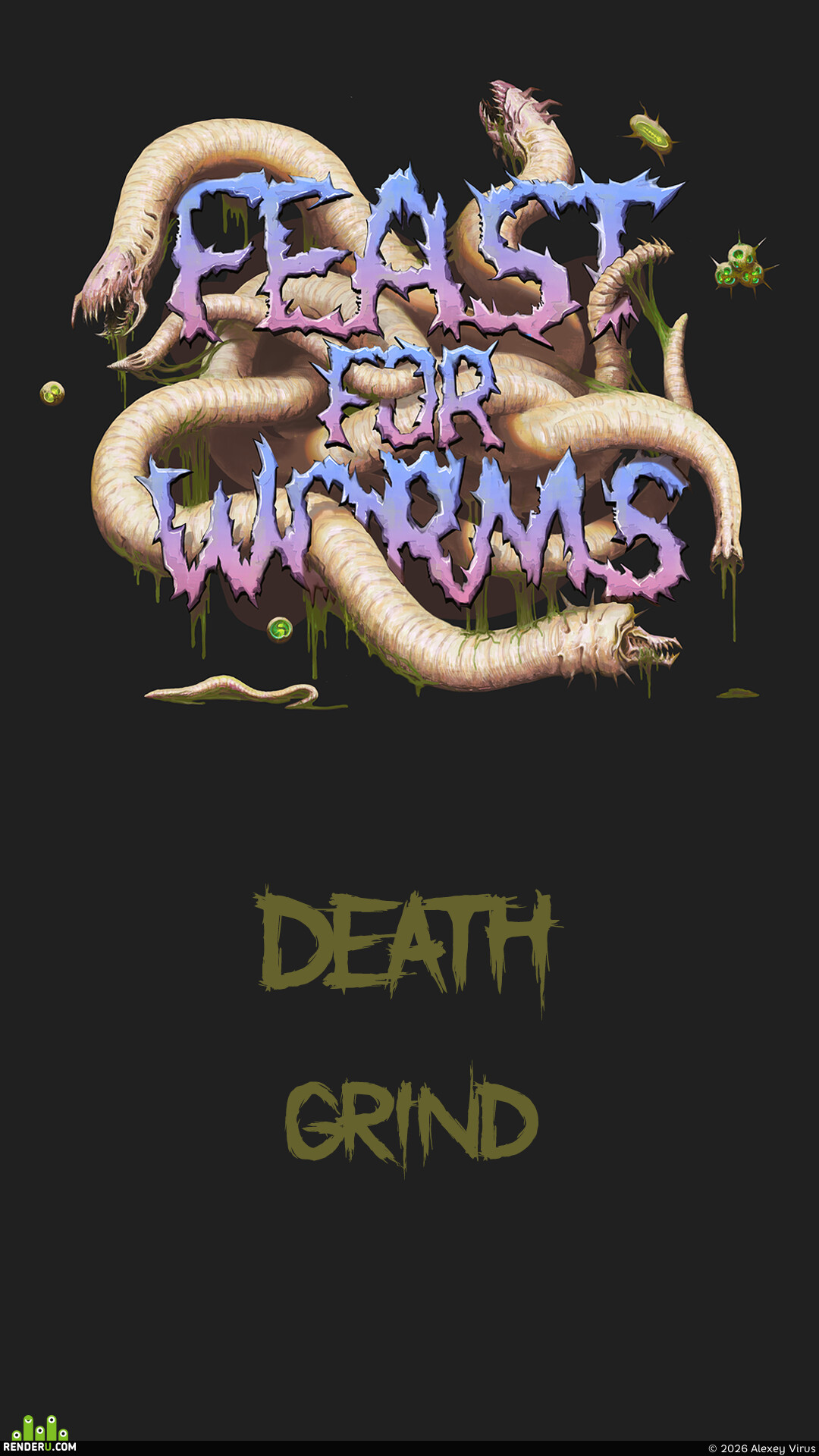 Alexey Virus. Logo Feast For Worms