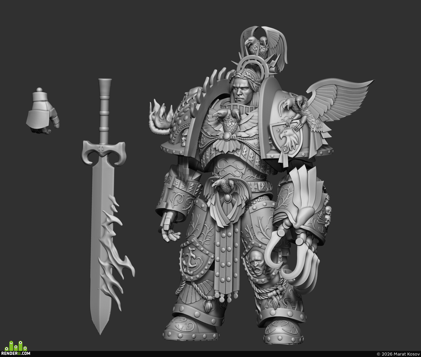 Marat Kosov. The Emperor of Mankind, Warhammer 40,000