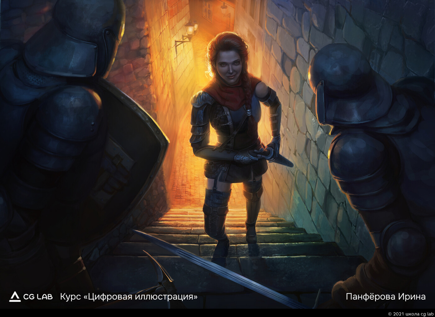 Школа CG LAB. Irina Panfyorova / course "Digital Illustration: character"