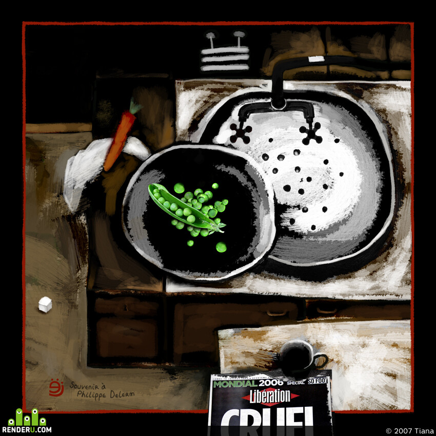 Tiana. Petits pois