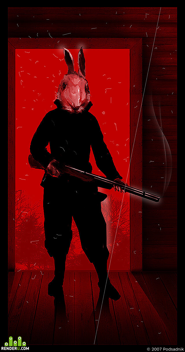 Podsadnik. The pink rabbit